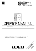 Aiwa-AM-HX50-HX55-Service-Manual-Correction data 